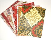 Vintage Wallpaper Sample Collage Pack (12 Sheets, 8 1/2 in. x 10 1/2 in.)