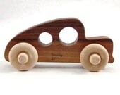 Wooden Toy Hod Rod Car - Bannor Toys Organic and Safe Eco-Friendly Wooden Toys