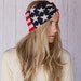 Old Glorya American Flag HeadbandHair Band Turband American Flag Inspired Turband Headband Red White and Blue July 4th Fashion Accessory