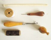 Vintage Crochet Hook and Latch Hook