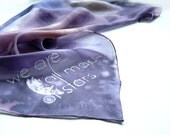 Galaxy silk scarf Nebula scarf We are all made of stars