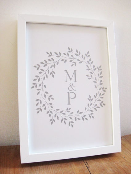 Winter Leaves Personalised Papercut