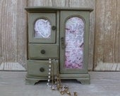 Paris Grey Distressed Jewelry Box