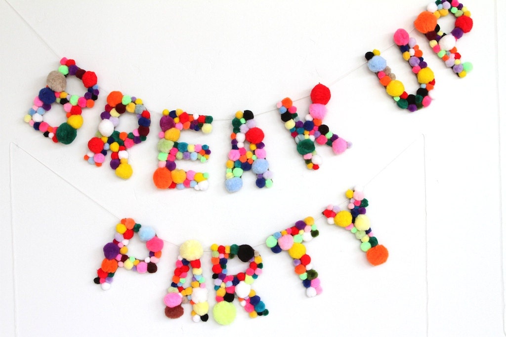 BREAK UP PARTY, party banner