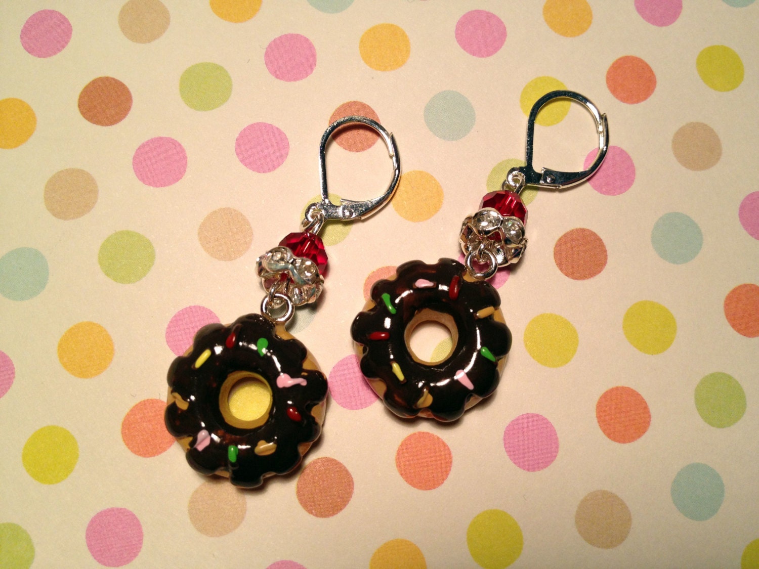 Super Adorable Donut Earrings FREE SHIPPING in the USA