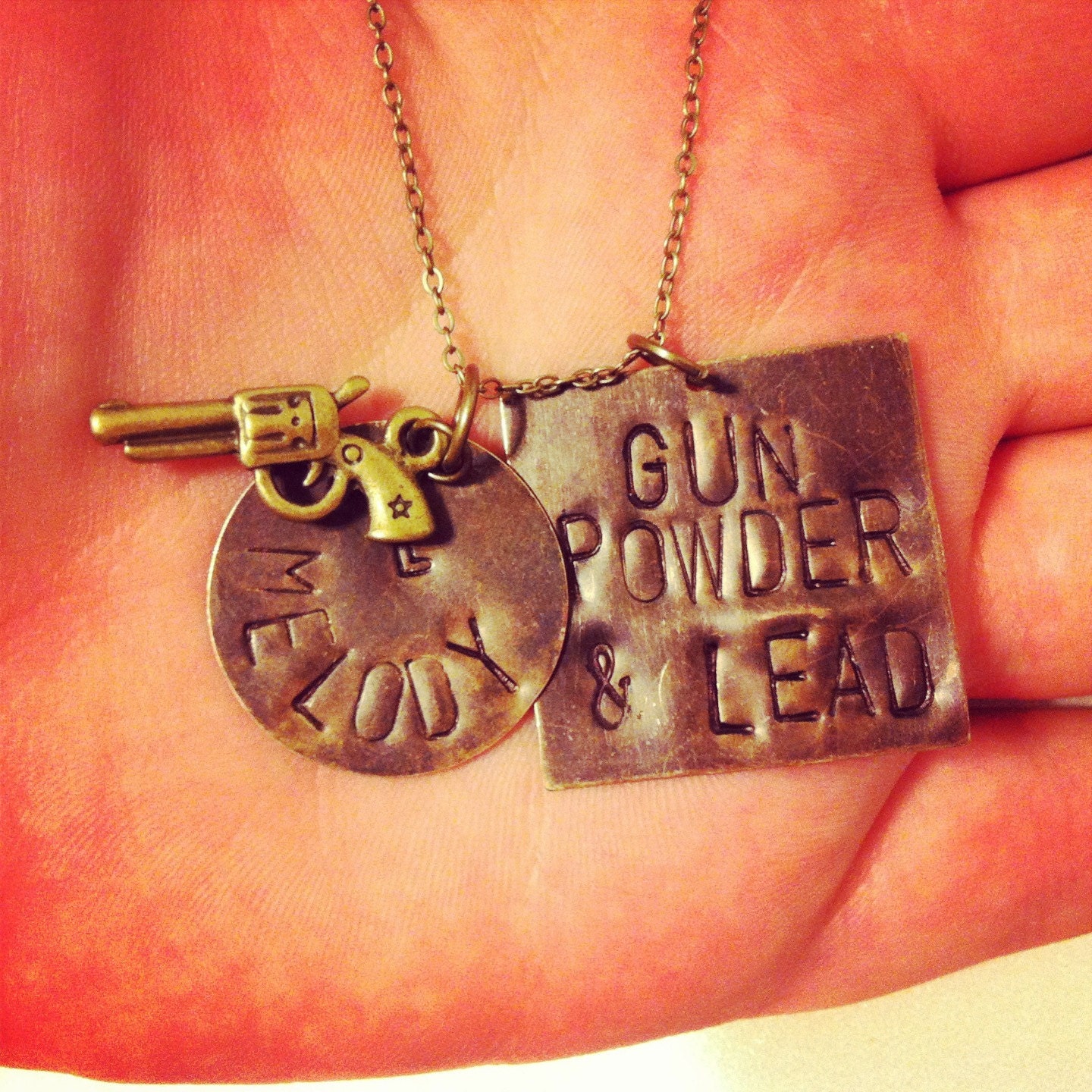 gun powder and lead hand stamped miranda lambert song