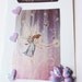 Butterfly Fairy Card, Purple Glitter Sparkle Fantasy Magic