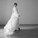Vintage lace 70s wedding gown