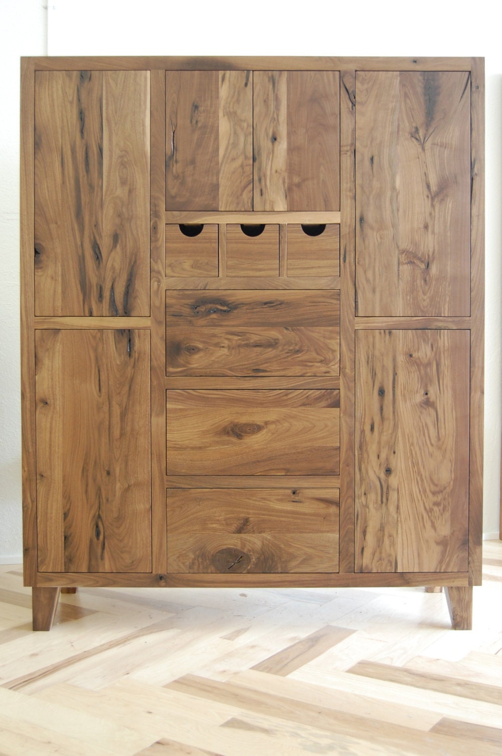 Rustic Walnut Hutch