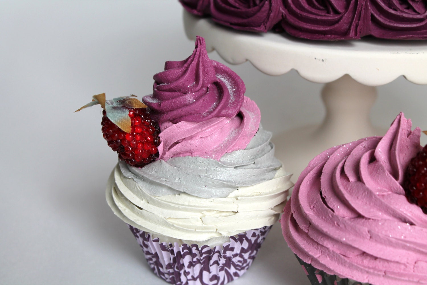 Ombre cupcake made to order fake any colors or liners