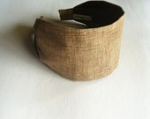 The Best Headbands for Women // Brown Hairband Hair Accessory  // Wide Fabric Headband // stay put //  neutral rustic 