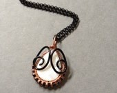 Wire wrapped jewelry, handmade wire wrapped necklace, Star child pendant, handmade jewelry, handmade wire wrapped jewelry
