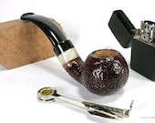 Handmade Briar Bent Apple Tobacco Pipe - Number 94