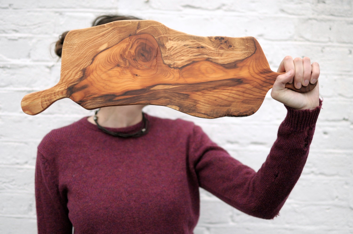 Yew Serving Board