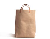 Leather Tote Bag - Leather, CopperRivets
