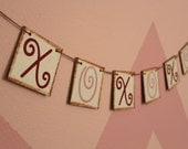 VALENTINE DECORATION Banner Garland XOXO Hugs and Kisses
