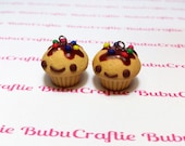 Kawaii Rainbow Sprinkles Cupcake Charm
