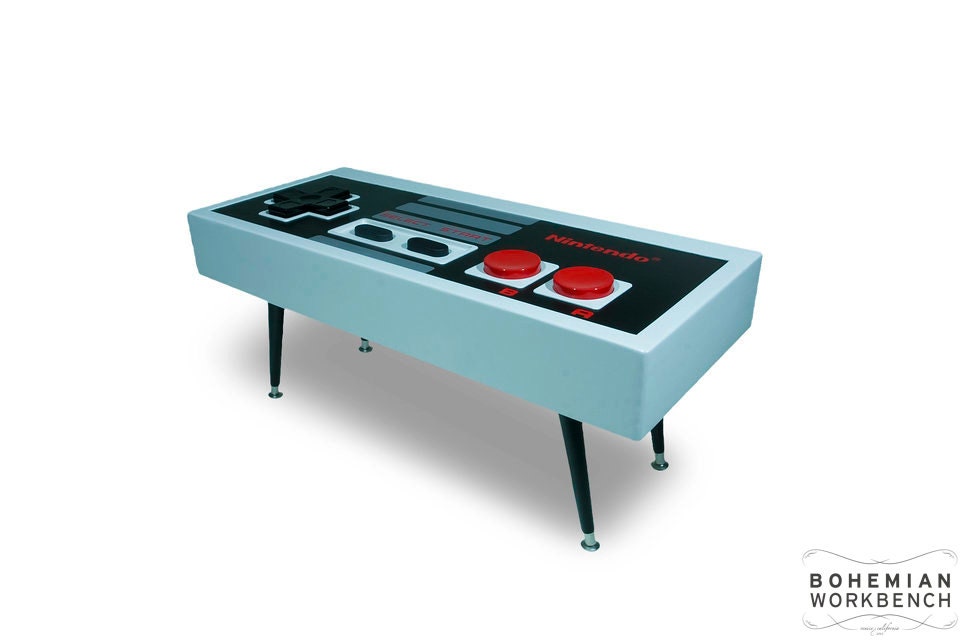 Nintendo Controller Coffee Table - FUNCTIONAL