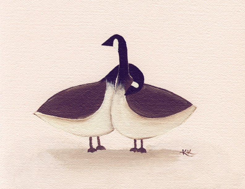 Quiet Love Geese Print
