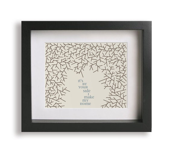 Loving Wings / Dave Matthews Band - Music Lyric Art - wedding gift idea, wedding sign, wall art, typography print, nursery decor, home decor