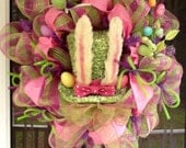 Easter Hat Wreath