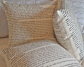 Pride & Prejudice Pillow Cover 16" x16"