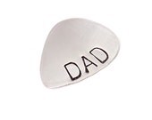 Personalized Dad Guitar Pick - Personalized Pick - Guitar Pick - Hand Stamped Nickel Silver Guitar Pick - Father's Day