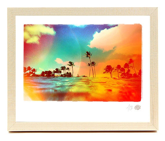 Surf Photo  12" x 15"  Art Print "Tropics" - Borrowed Light Series