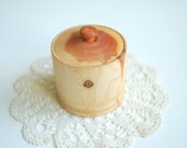 Juniper wood bowl/salt pepper cellar-Handmade eco friendly-Home decor,kitchen-Outdoor wedding-Rustic