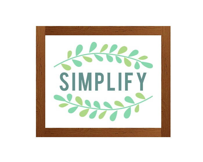 Simplify Print - Henry David Thoreau