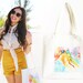 Custom Tote Bag Illustrated White LOVERS