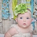 Scrappy Chic Fabric Banner Photography Prop - Green Blue Brown Paisley Banner Bunting