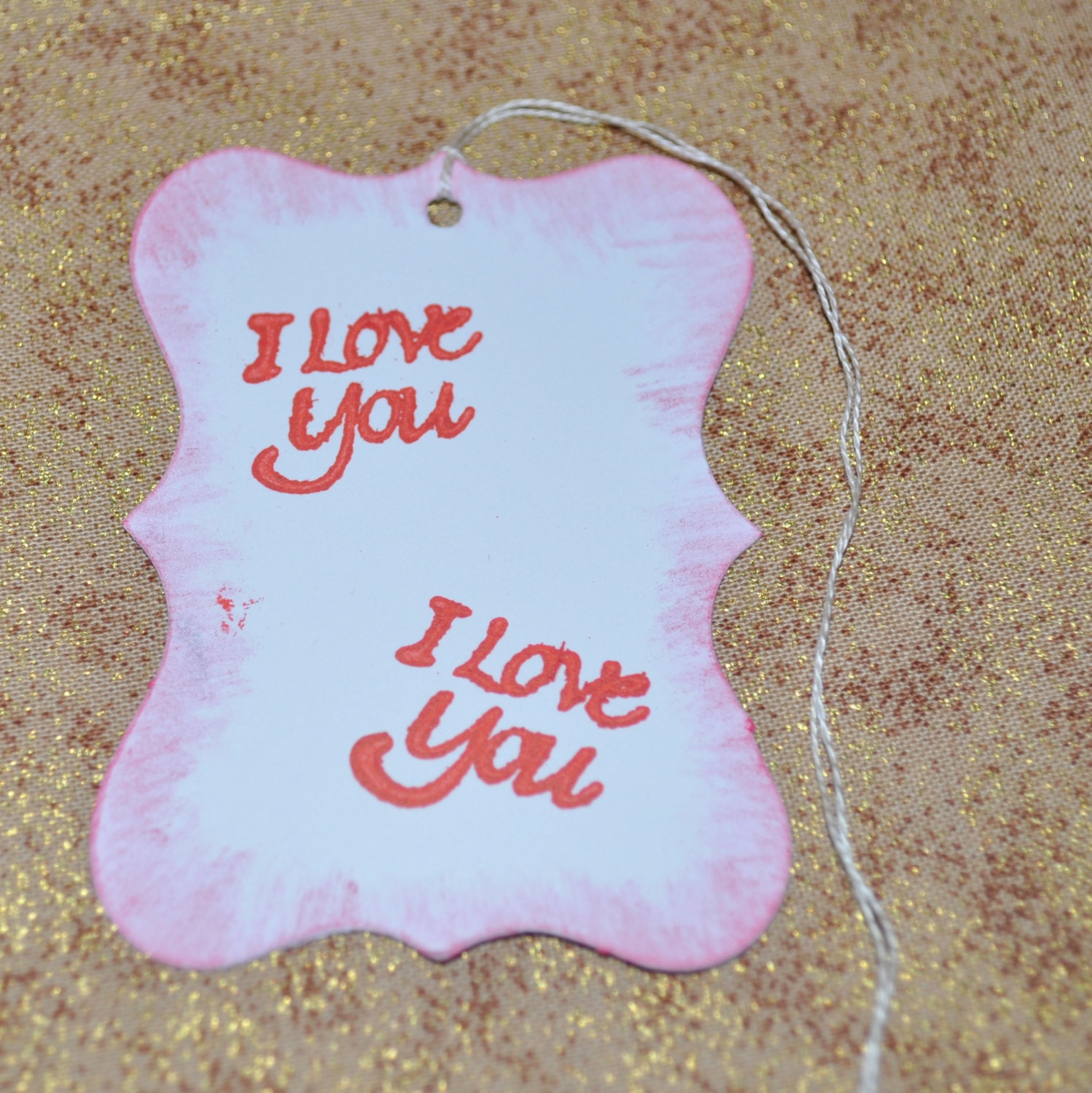 Handmade I Love You Gift Tags (Set of 10)