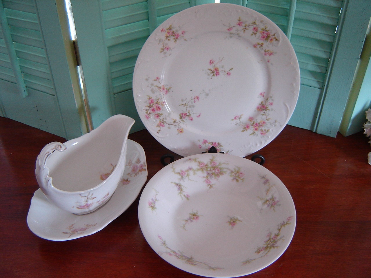 Vintage haviland china/wedding decor/ china craft supply/ antique china