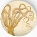 Octopus I, Vintage Octopus on 10 inch Melamine Plate