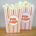 Instant Download: Popcorn Box Party Favor Template Printable  - DIY Blank Make Your Own Mini Party Pop Corn Box Design Template by daintzy