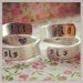 the original big sis lil sis rings set of two aluminum swirl version style rings 1/4 inch