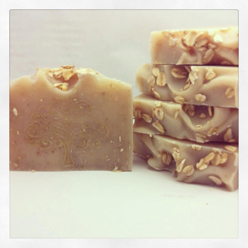 Cold Process Goat Milk Soap - Oatmeal, Milk and Honey Cruelty FREE