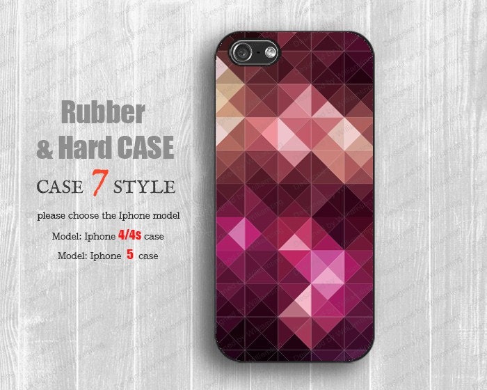 purple patch  iphone 5 case  silicone cases Iphone 4 covers hard Case Rubber 4s case iphone 4 iPhone 4s Case