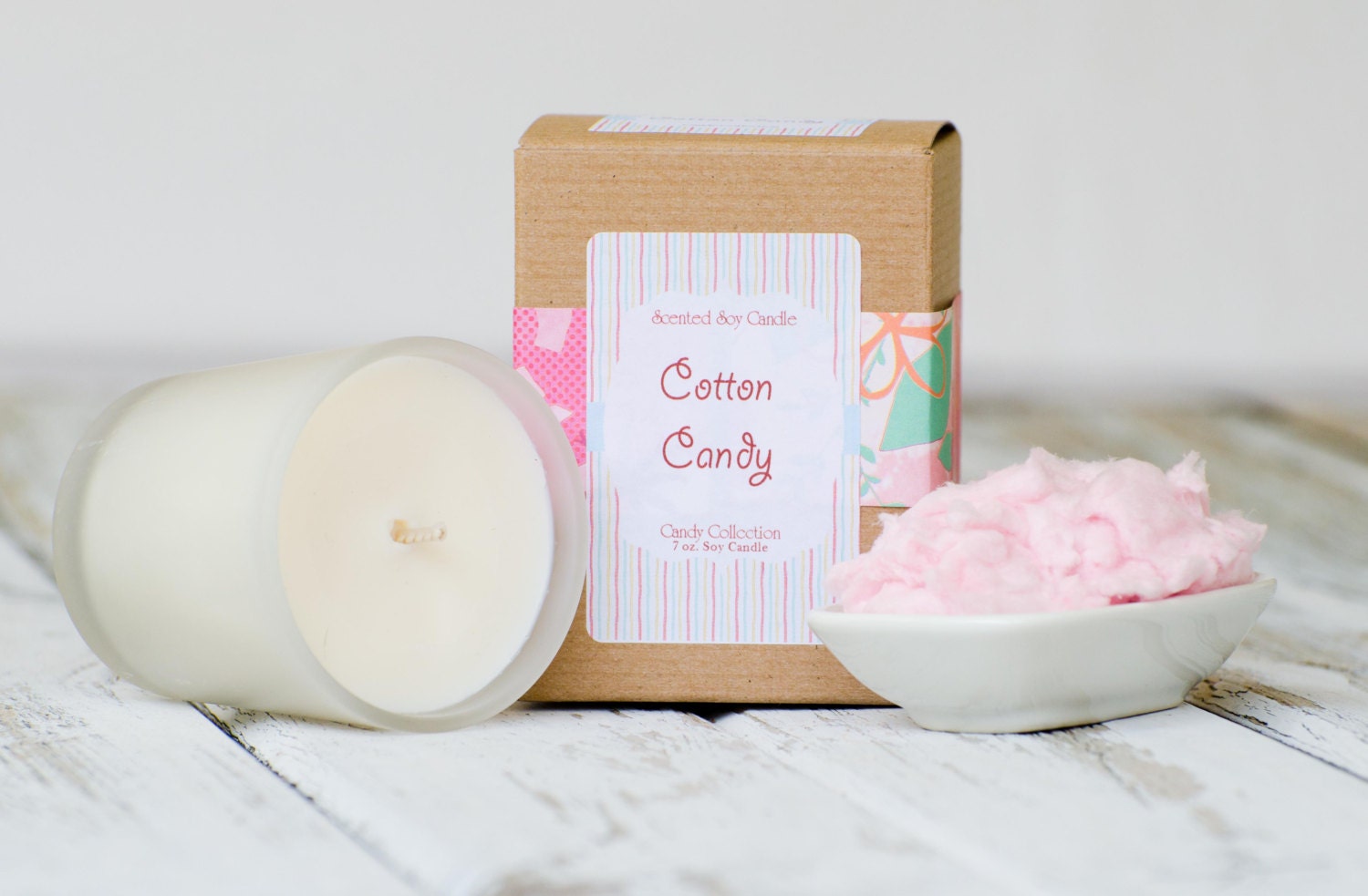 Cotton Candy Soy Candle - Candy Collection