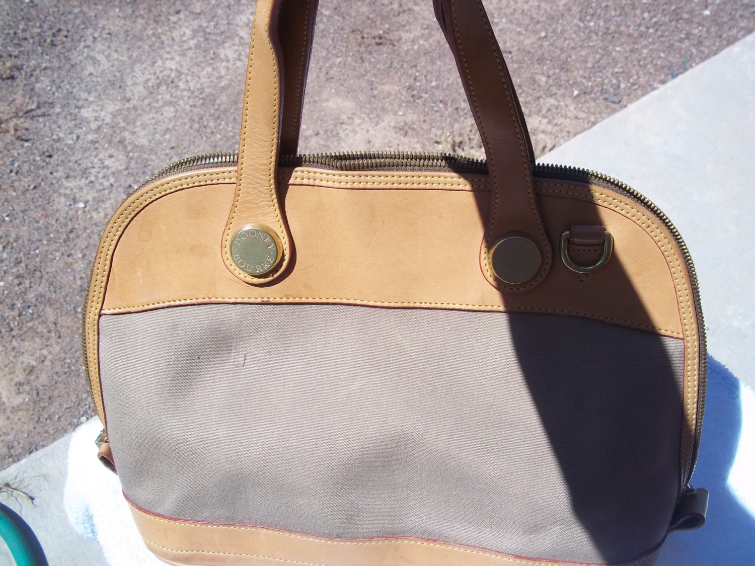 Beige Dooney and Bourke Handbag