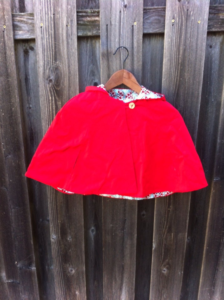 SALE: Red Riding Hood Cape