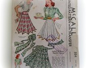 Vintage Pattern McCall 884 Apron