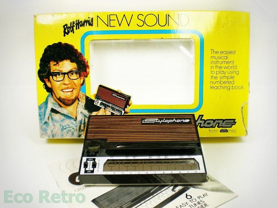 Cool Vintage 1970s Rolf Harris Stylophone with Original Box from Dubreq