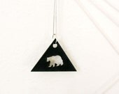 CUSTOM LISTING bear necklace for elisabeth