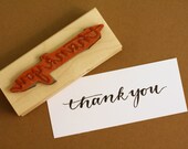 Thank You Calligraphy Stamp