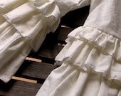 Linen/Cotton Ruffled Pants 2 3 4 5