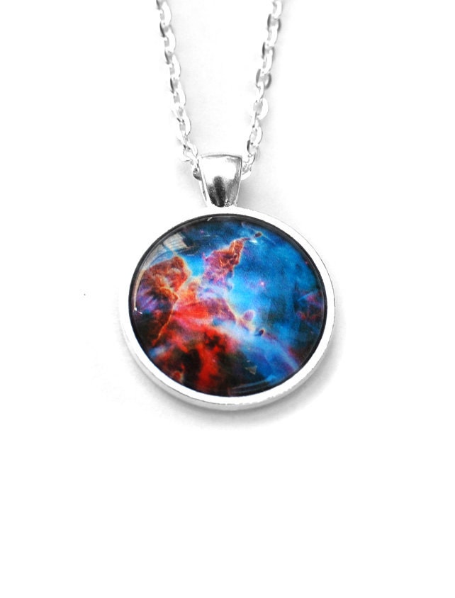 Galaxy Necklace / Carina Nebula Pendant / Galaxy Pendant