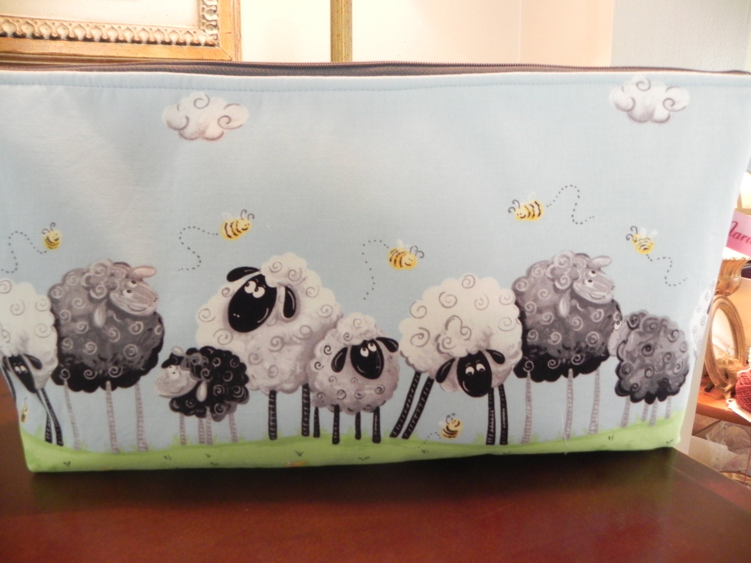 Knitting Project Bag- Zippered XL-Large