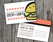 DIY Printable - Couples Cookout Wedding Shower Postcard